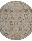 LOOMLAN Rugs Elara Taupe Washable Indoor-Outdoor Rug