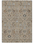 LOOMLAN Rugs Elara Taupe Washable Indoor-Outdoor Rug