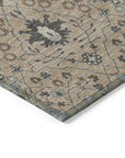 LOOMLAN Rugs Elara Taupe Washable Indoor-Outdoor Rug