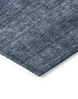 LOOMLAN Rugs Elaria Blue Washable Indoor-Outdoor Rug