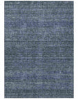 LOOMLAN Rugs Elaria Blue Washable Indoor-Outdoor Rug