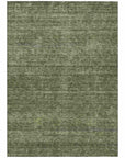 LOOMLAN Rugs Elaria Green Washable Indoor-Outdoor Rug