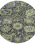 LOOMLAN Rugs Elarion Green Washable Indoor-Outdoor Rug