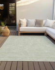 LOOMLAN Rugs Eleya Aloe Washable Indoor-Outdoor Rug