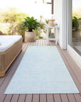 Eleya Blue Washable Indoor - Outdoor Rug - LOOMLAN - LOOMLAN Rugs - Outdoor Rugs