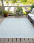 Eleya Blue Washable Indoor - Outdoor Rug - LOOMLAN - LOOMLAN Rugs - Outdoor Rugs