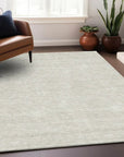 LOOMLAN Rugs Eleya Brown Washable Indoor-Outdoor Rug