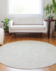 LOOMLAN Rugs Eleya Gray Washable Indoor-Outdoor Rug
