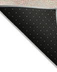 LOOMLAN Rugs Eleya Orange Washable Indoor-Outdoor Rug