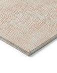 LOOMLAN Rugs Eleya Orange Washable Indoor-Outdoor Rug