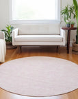 LOOMLAN Rugs Eleya Pink Washable Indoor-Outdoor Rug