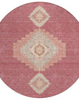 LOOMLAN Rugs Elira Blush Washable Indoor-Outdoor Rug