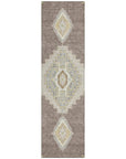 LOOMLAN Rugs Elira Brown Washable Indoor-Outdoor Rug