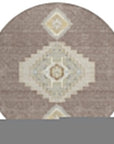 LOOMLAN Rugs Elira Brown Washable Indoor-Outdoor Rug