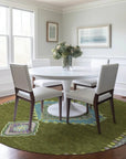 LOOMLAN Rugs Elira Green Washable Indoor-Outdoor Rug