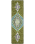 LOOMLAN Rugs Elira Green Washable Indoor-Outdoor Rug