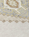 LOOMLAN Rugs Elira Ivory Washable Indoor-Outdoor Rug