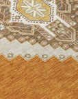 LOOMLAN Rugs Elira Orange Washable Indoor-Outdoor Rug