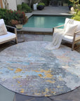 LOOMLAN Rugs Ellior Granite Washable Indoor-Outdoor Rug