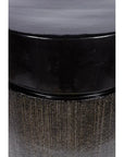 Seasonal Living Ellipse Accent Table - Black Outdoor End Table
