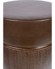 Seasonal Living Ellipse Accent Table - Pyrite Brown Outdoor End Table