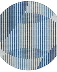 LOOMLAN Rugs Elowen Blue Washable Indoor-Outdoor Rug