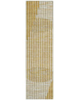 LOOMLAN Rugs Elowen Gold Washable Indoor-Outdoor Rug