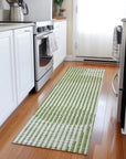 LOOMLAN Rugs Elowen Green Washable Indoor-Outdoor Rug
