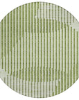 LOOMLAN Rugs Elowen Green Washable Indoor-Outdoor Rug