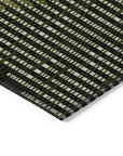 LOOMLAN Rugs Elowen Olive Washable Indoor-Outdoor Rug