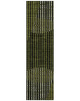 LOOMLAN Rugs Elowen Olive Washable Indoor-Outdoor Rug