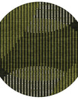 LOOMLAN Rugs Elowen Olive Washable Indoor-Outdoor Rug