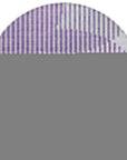 LOOMLAN Rugs Elowen Purple Washable Indoor-Outdoor Rug