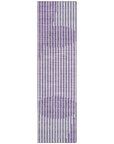 LOOMLAN Rugs Elowen Purple Washable Indoor-Outdoor Rug