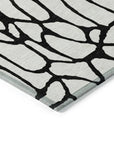 LOOMLAN Rugs Elowira Ivory Washable Indoor-Outdoor Rug