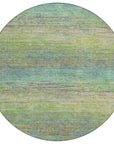 LOOMLAN Rugs Elu Green Washable Indoor-Outdoor Rug