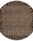 LOOMLAN Rugs Elyvia Brown Washable Indoor-Outdoor Rug
