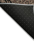 LOOMLAN Rugs Elyvia Brown Washable Indoor-Outdoor Rug