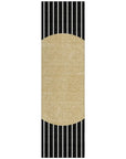 LOOMLAN Rugs Ember Black Washable Indoor-Outdoor Rug