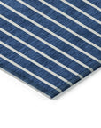 LOOMLAN Rugs Ember Blue Washable Indoor-Outdoor Rug