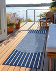 LOOMLAN Rugs Ember Blue Washable Indoor-Outdoor Rug