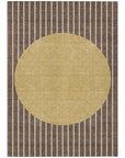 LOOMLAN Rugs Ember Brown Washable Indoor-Outdoor Rug