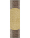 LOOMLAN Rugs Ember Brown Washable Indoor-Outdoor Rug