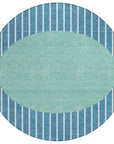 LOOMLAN Rugs Ember Teal Washable Indoor-Outdoor Rug