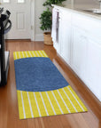 LOOMLAN Rugs Ember Yellow Washable Indoor-Outdoor Rug