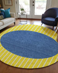 LOOMLAN Rugs Ember Yellow Washable Indoor-Outdoor Rug