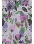 LOOMLAN Rugs Emperesse Purple Washable Indoor-Outdoor Rug