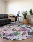 LOOMLAN Rugs Emperesse Purple Washable Indoor-Outdoor Rug