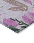 LOOMLAN Rugs Emperesse Purple Washable Indoor-Outdoor Rug