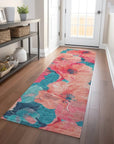 LOOMLAN Rugs Emprelle Orange Washable Indoor-Outdoor Rug